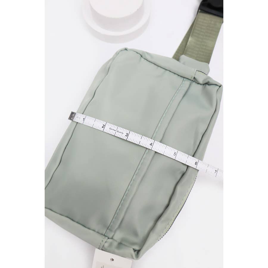 Solid Pastel Color Crossbody Bag | Belt Bag | Sling bag | Fanny Pack | Fanny Bag